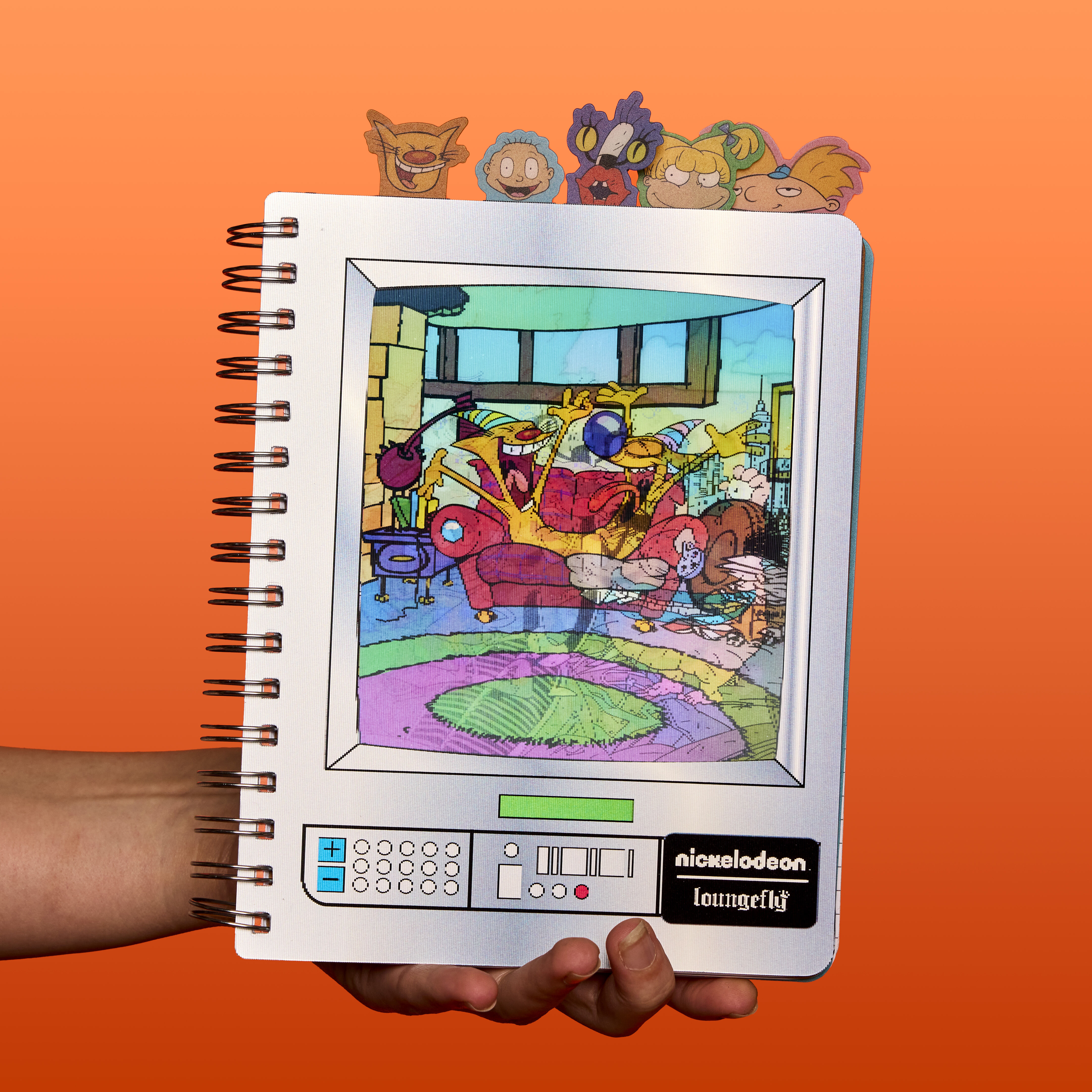 Buy Nickelodeon Retro TV Triple Lenticular Stationery Spiral